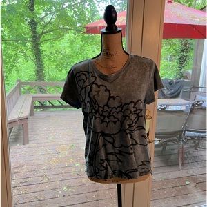 Lucky Brand Blue Graphic T Shirt